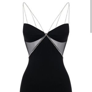 Heiress Beverly Hills Diamante Strap Dress